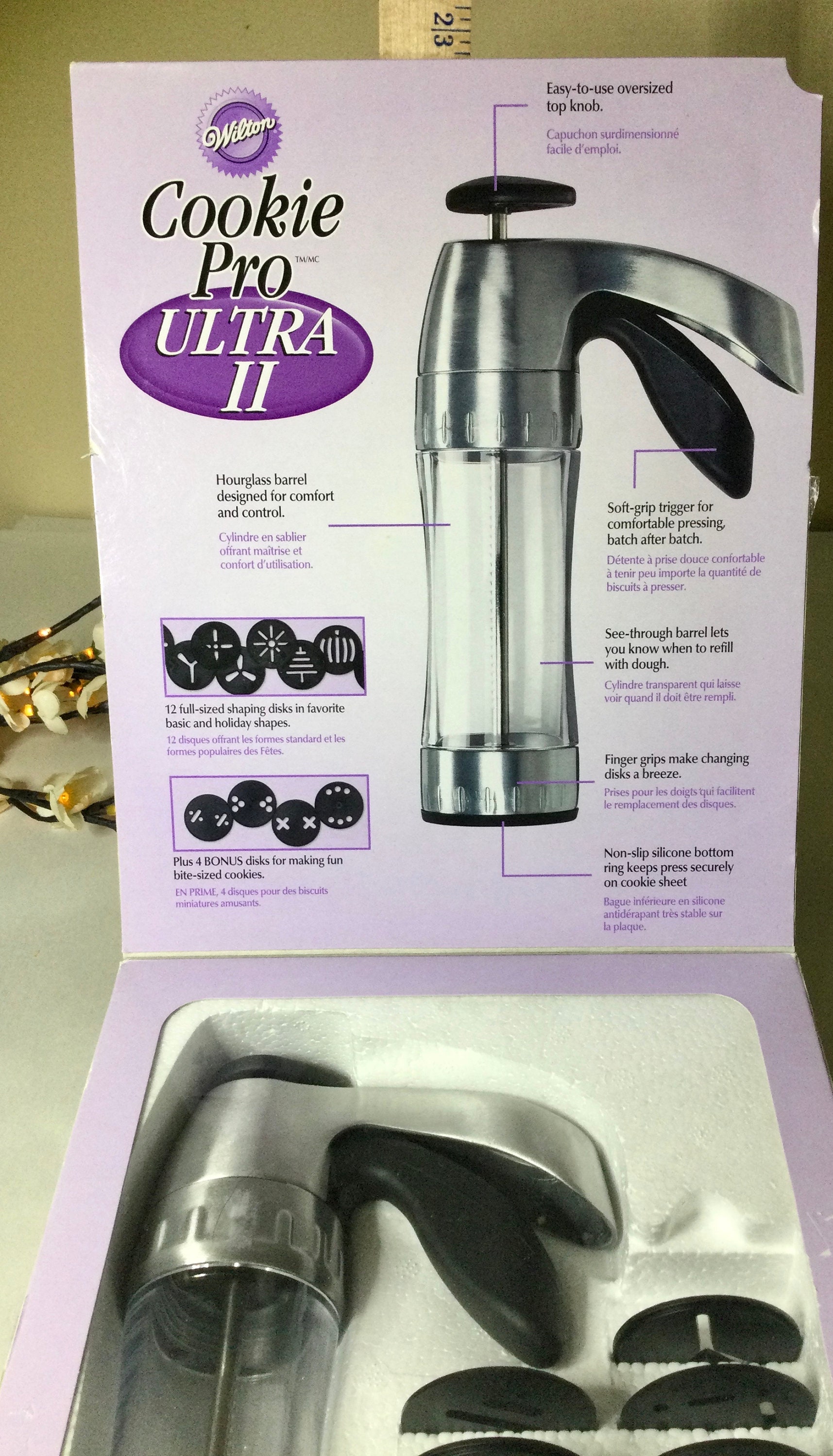 Cookie Press / Wilton Cookie Pro Ultra II / ALL Pieces in Box Etsy