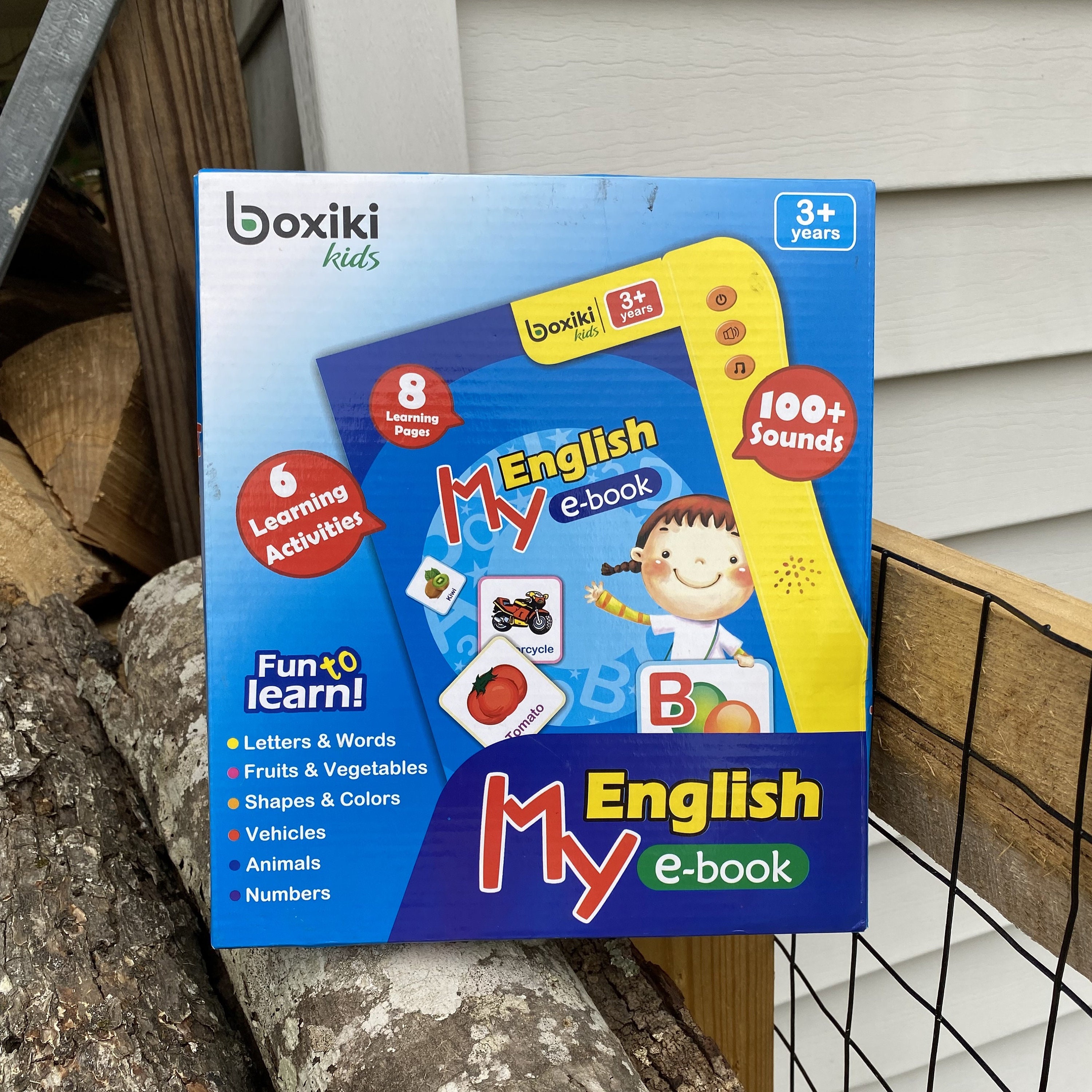 Boxiki Kids My English E-book Toddlers Sound Book 3+yrs Letters