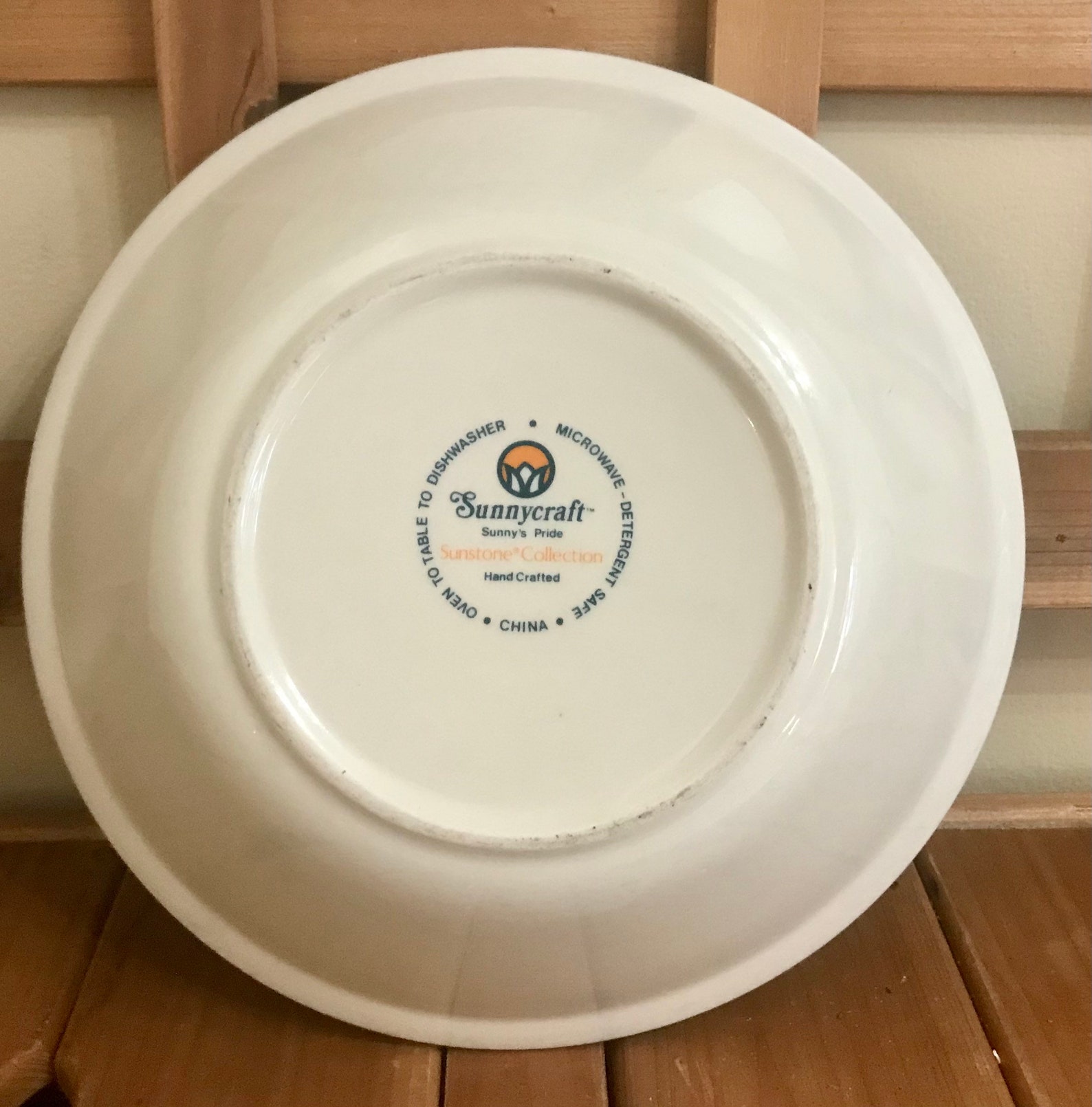 Vintage Salad Serving Bowl Chefs Salad Bowl W Recipe Inside Etsy