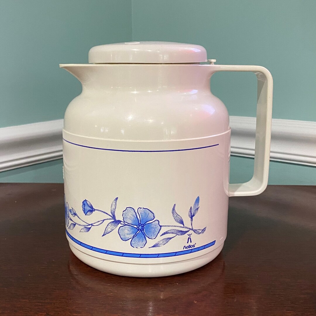 Vintage 6 Cups Carafe Orlene Design by Helios Germany 388 Insulated Thermos Hot Cold Beige With