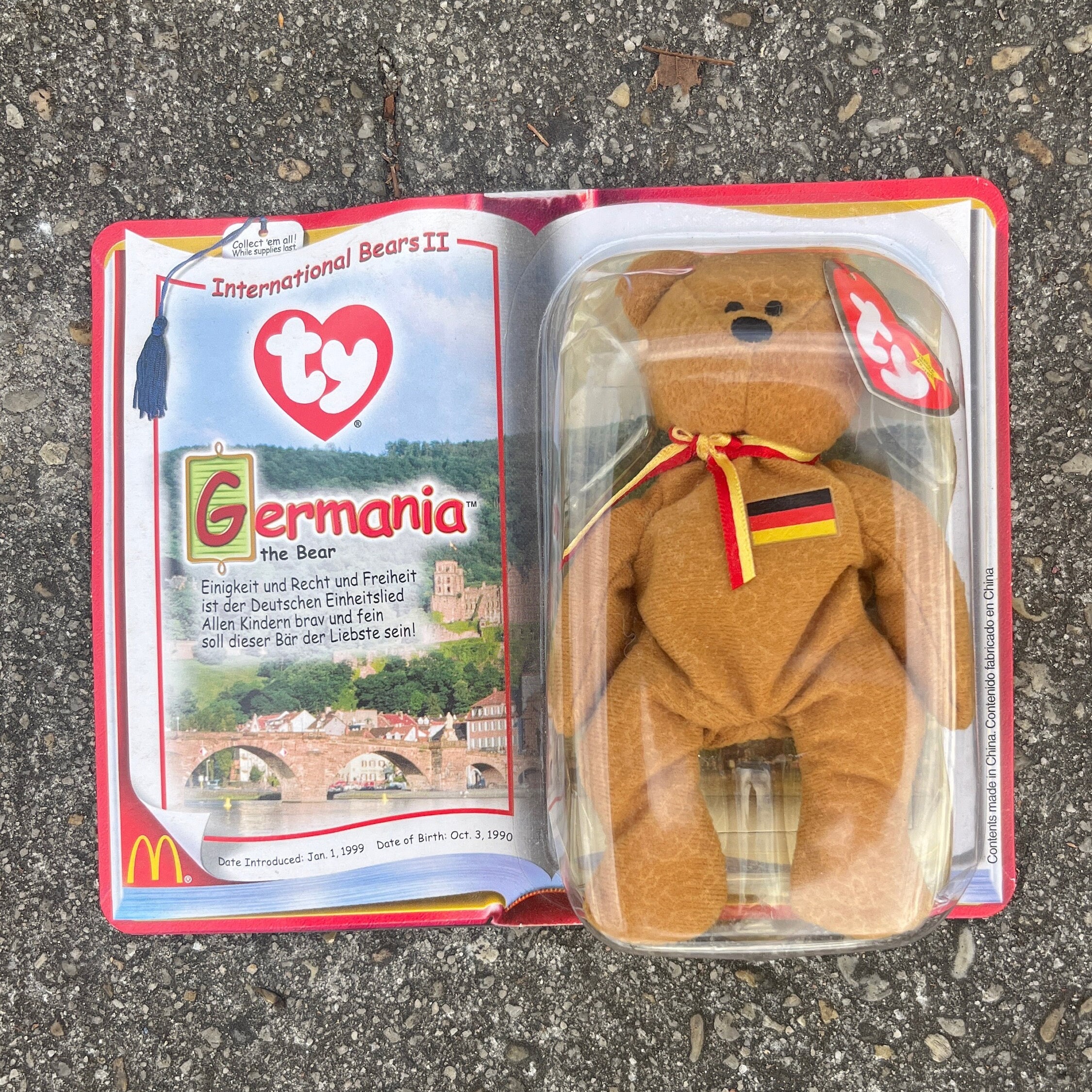 1990's Mcdonald's Germania the Bear International Bears II