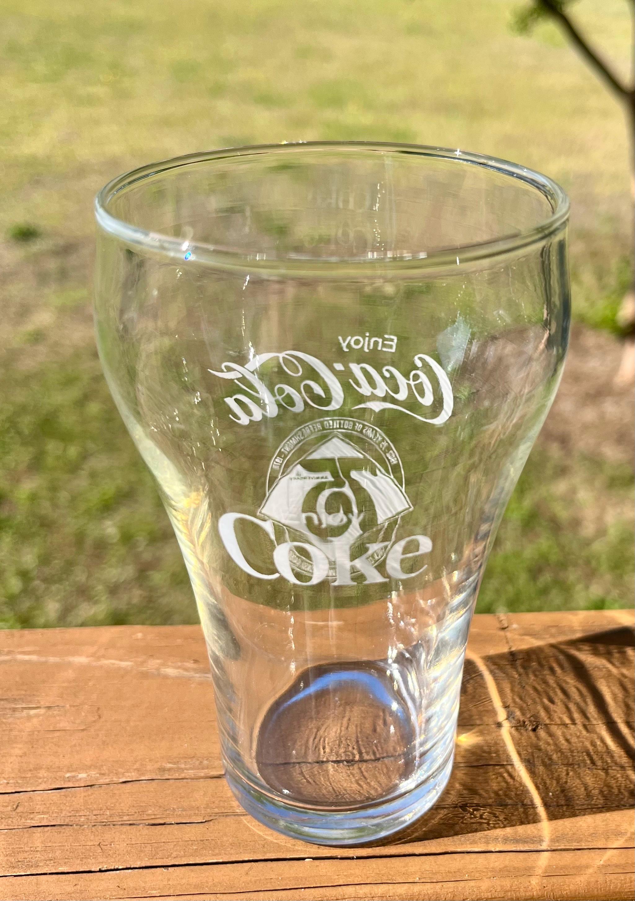 ビンテージ コカコーラ タンブラー コカ・コーラ75周年記念ベル型ガラスタンブラー - Etsy 日本