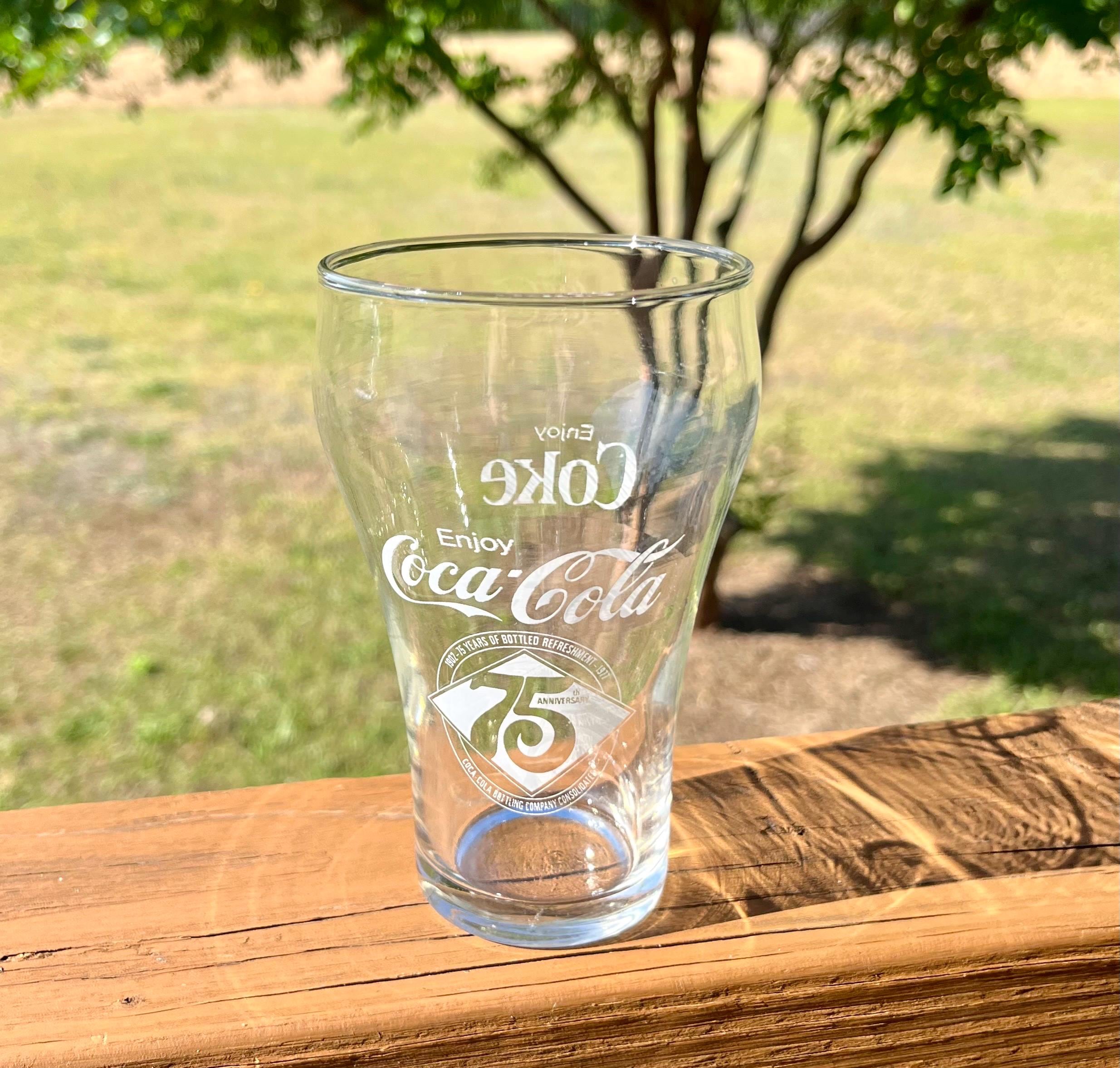 コカ・コーラ75周年記念ベル型ガラスタンブラー - Etsy 日本