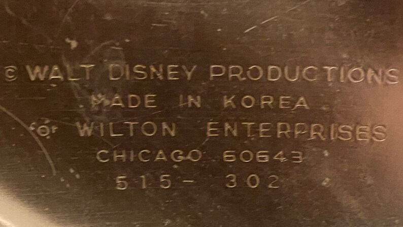 1976 Mickey Mouse Marching Band Leader Cake Pan Vintage Walt Disney ...