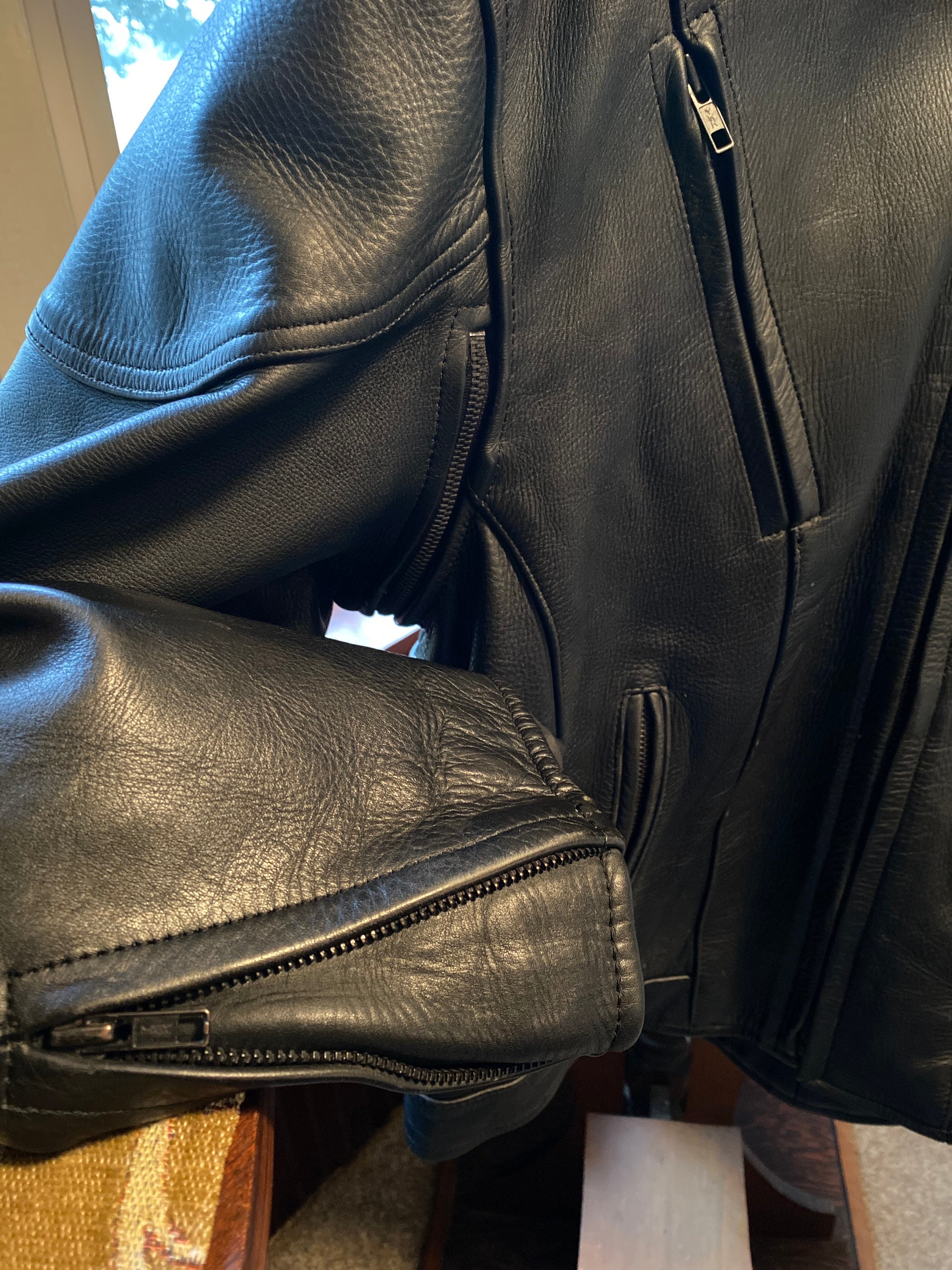 Rare Vintage XXL Ironhorse Leather Motorcycle Jacket - Iron Horse