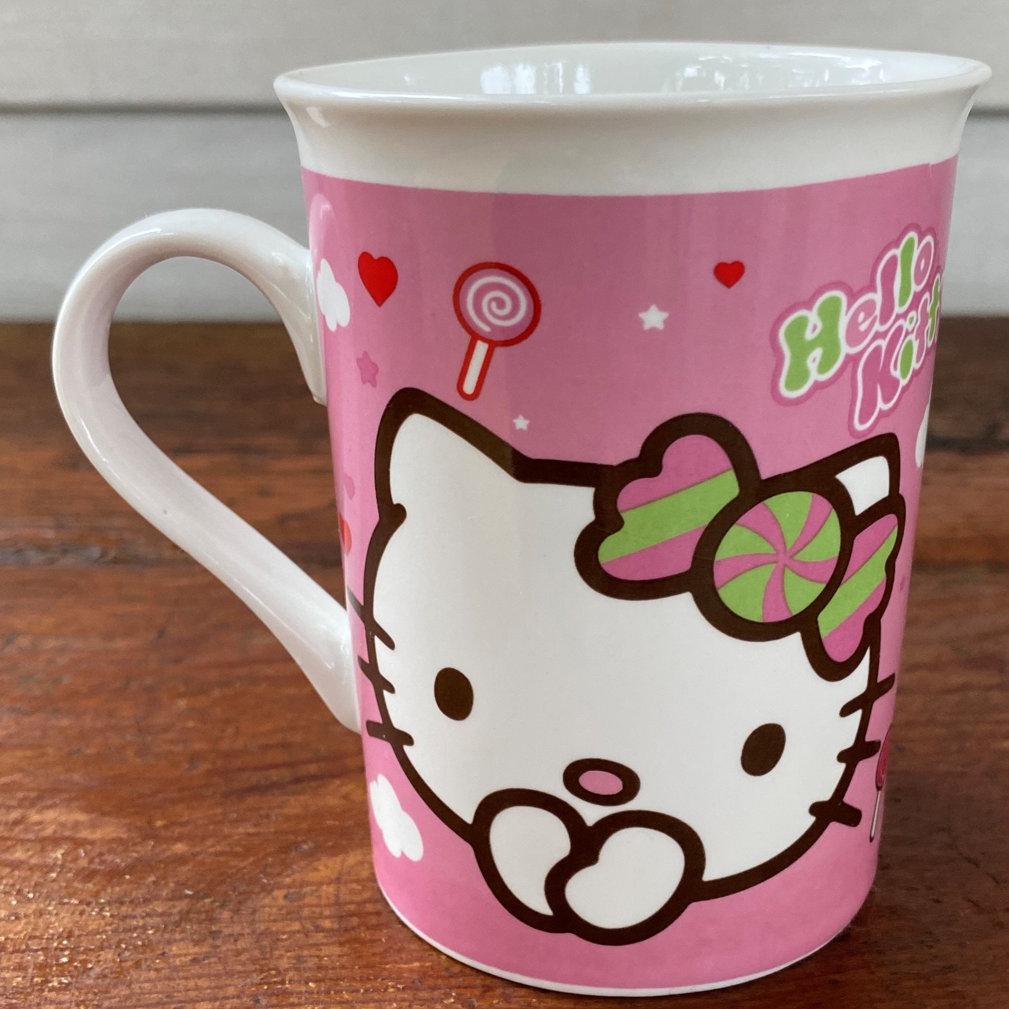 Kawaii Kitty Hot Cup, Hello Kitty Cup, Coffee Mug,travel Mug, Custom Mug,  HK Cup, 