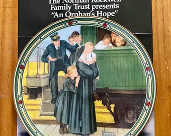 AN ORPHAN'S HOPE / The 7th Issue In The Limited Edition Collection "Rockwell's American Dream " by  Rockwell w/ Norman Rockwell Family Trust