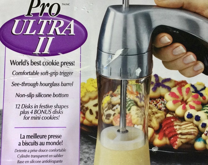 Cookie Press / Wilton Cookie Pro Ultra II / ALL Pieces in Box Etsy