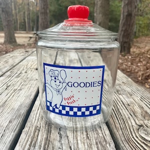 Cookie Jar Adorable Poppin Fresh Goodies Pillsberry Doughboy Homemade Cookies Cookie Jar Storage Container Decor Kitchen Storage Dough Boy