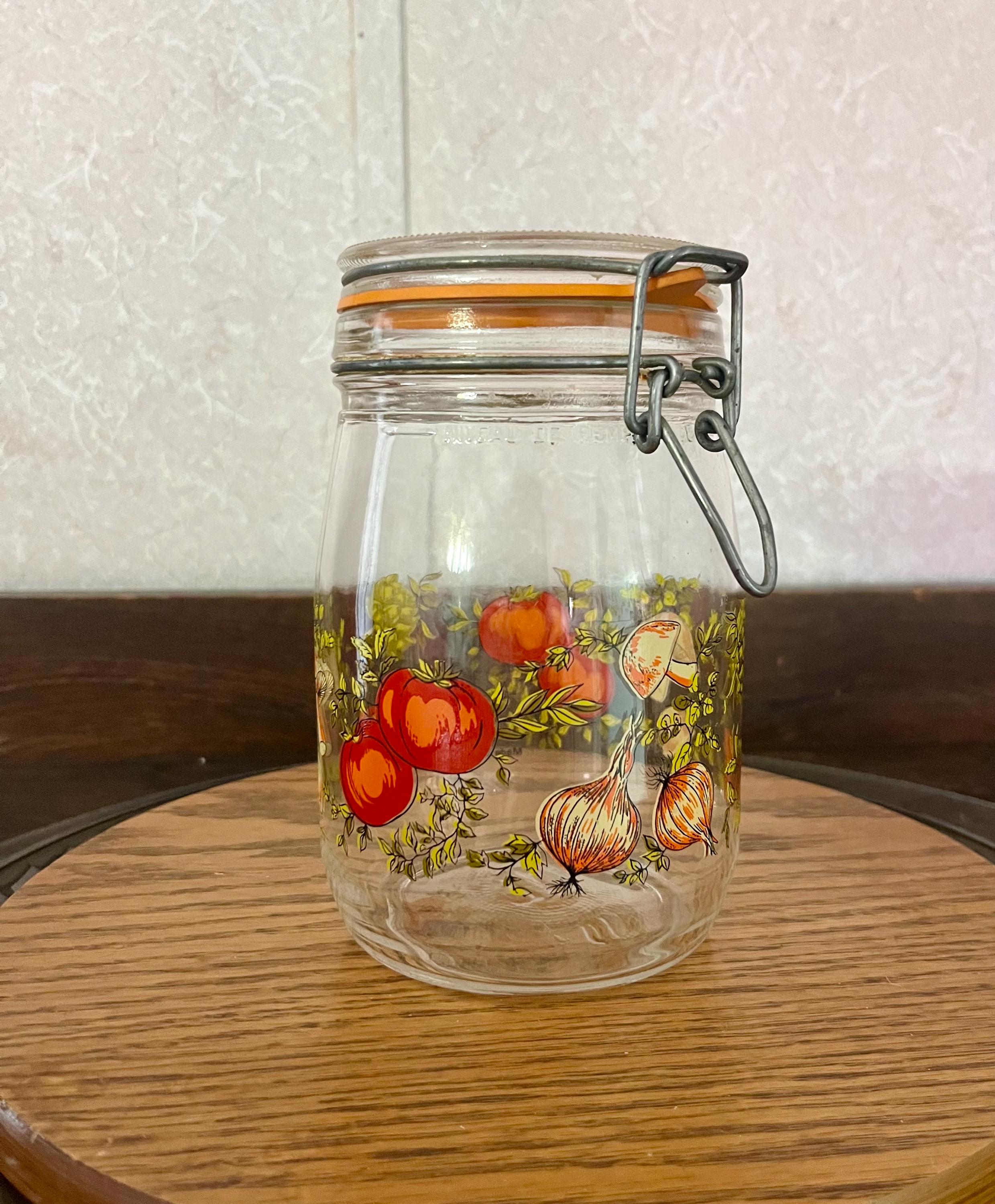 Arc france glass jar - Etsy 日本