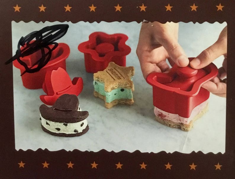 Williams Sonoma Wild West Ice Cream Sandwich Molds Set of 3 Etsy