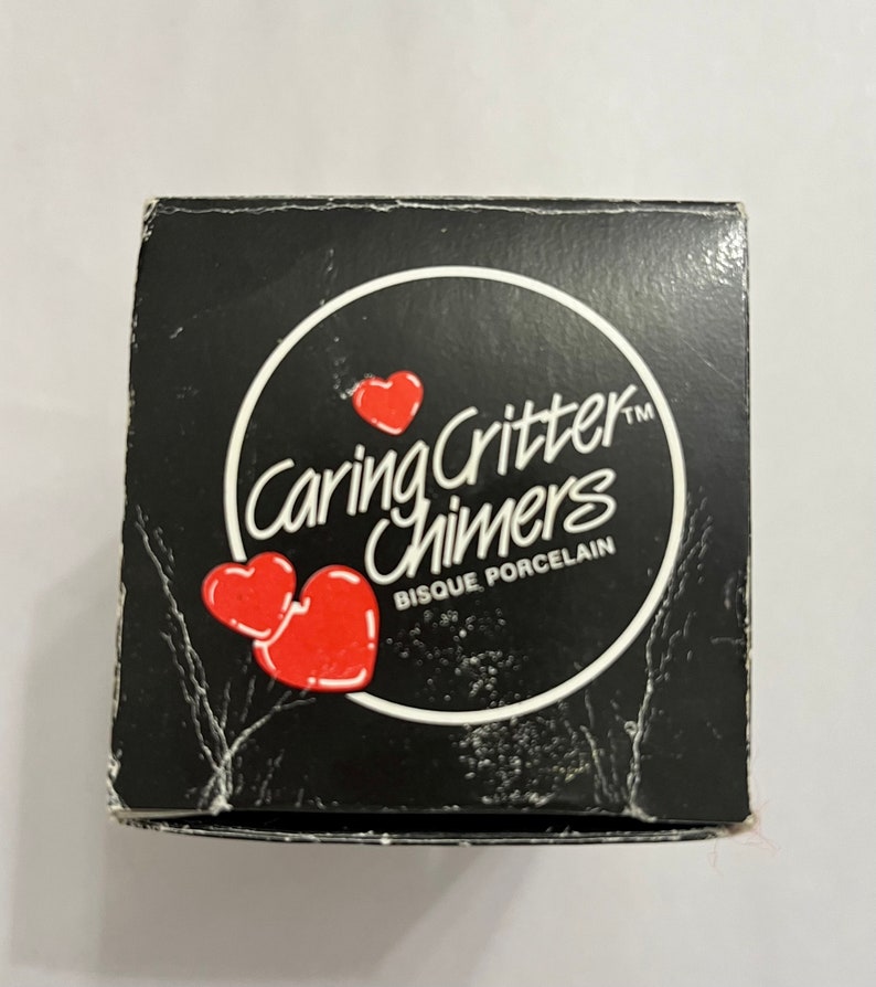 Vintage Caring Critter Chimes Christmas Ornament Bell Ornament Chimes