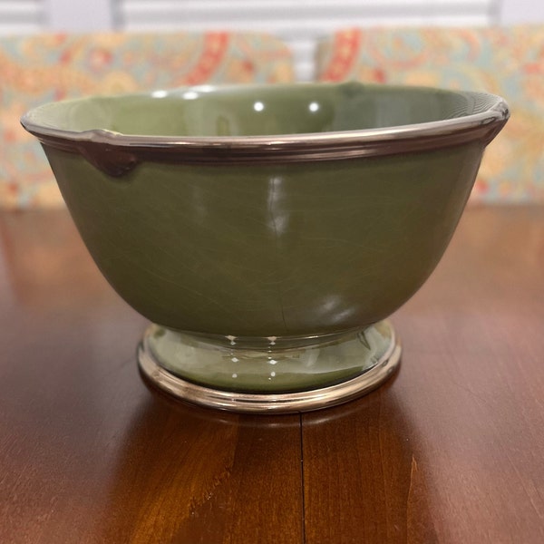 Olive Green Bowl Etsy