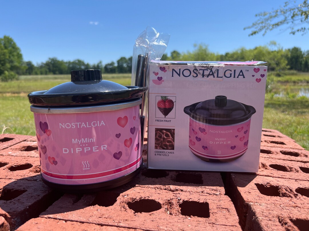 20 Oz Nostalgia Mymini Dipper Chocolate Dipping Pot Pink & Etsy