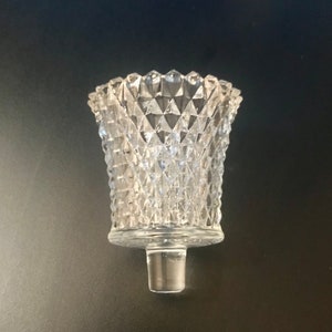 Vintage Etched Clear Glass Votive Candle Holder HOM Candle Holder Glass Clear Votive Holder Home Interiors Glass Votive Candle Replacement