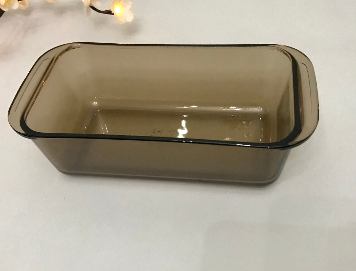Amber Pyrex Loaf Pan Brown Pyrex Pan with Handles PYREX 213 Etsy