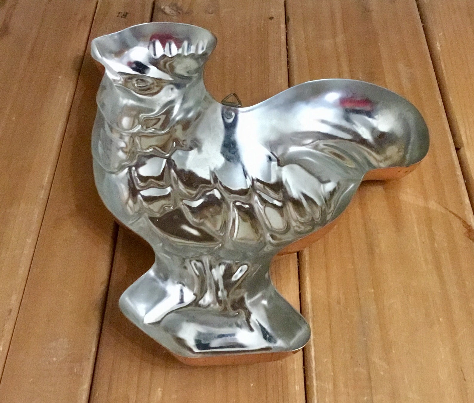vintage-pollo-roster-cobre-aluminio-metal-cocina-molde-etsy