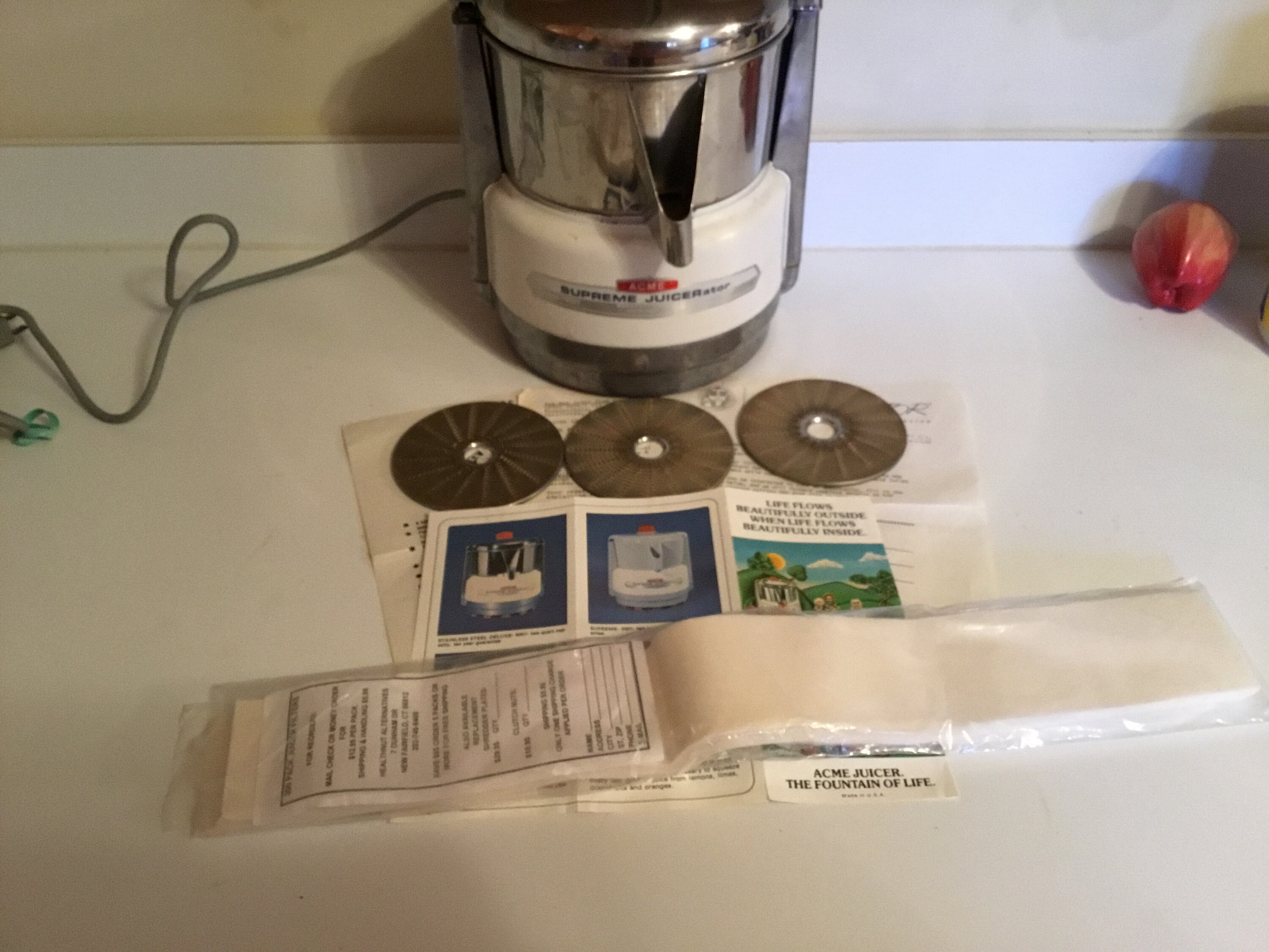 Acme juicer parts sale