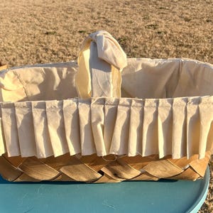Woven Tree Bark Basket – Rustic Cabin Decor, Easter Basket