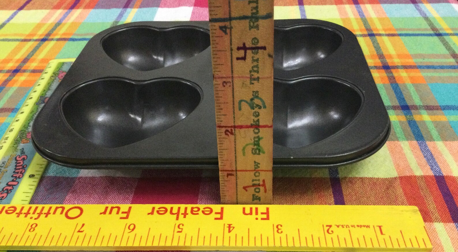 Heart Cake Pan Heart Cupcake Pan 4 Heart Cavities Heart Etsy