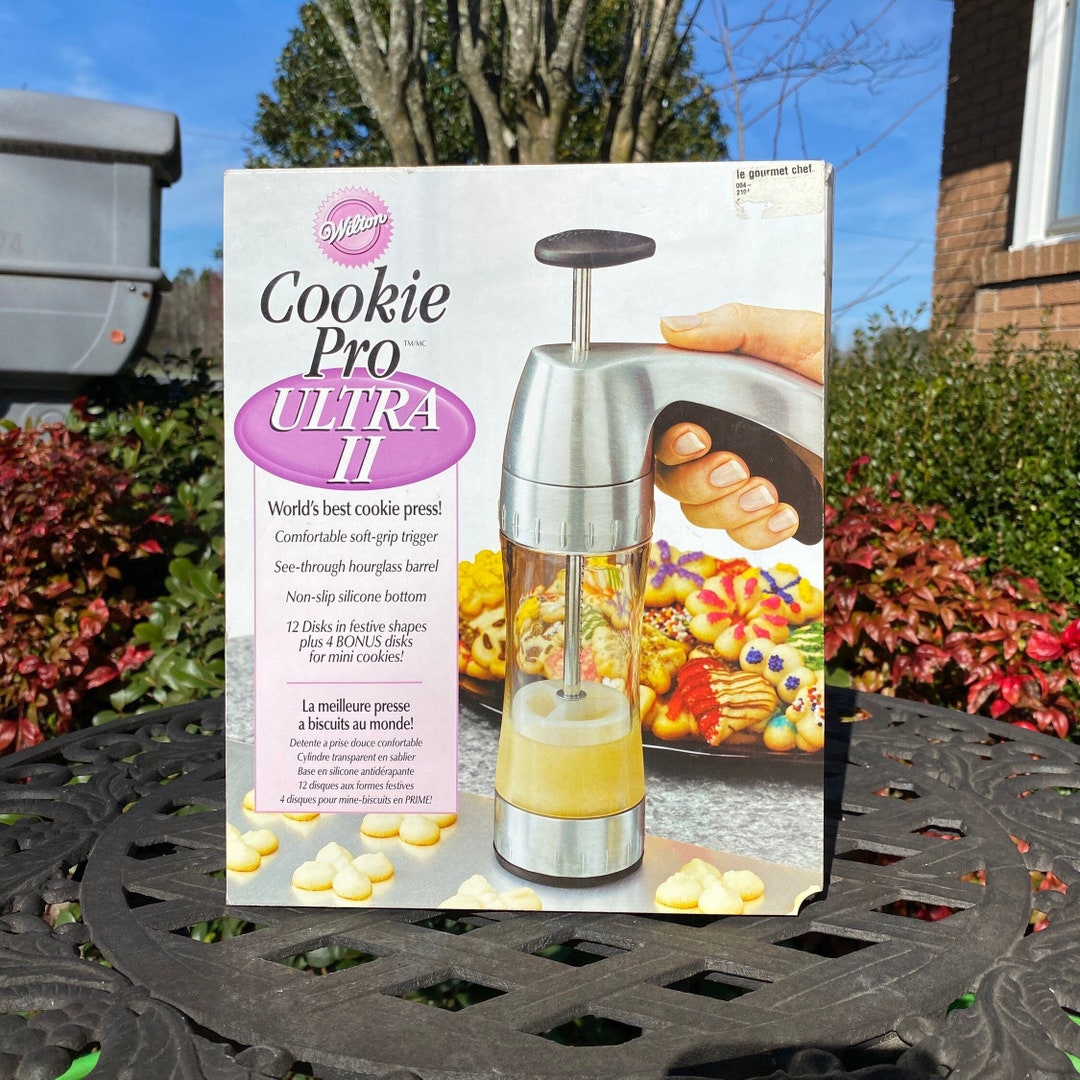 Wilton Cookie Press Pro Ultra II 16 Disc Shapes 12 Spritz 4 Etsy