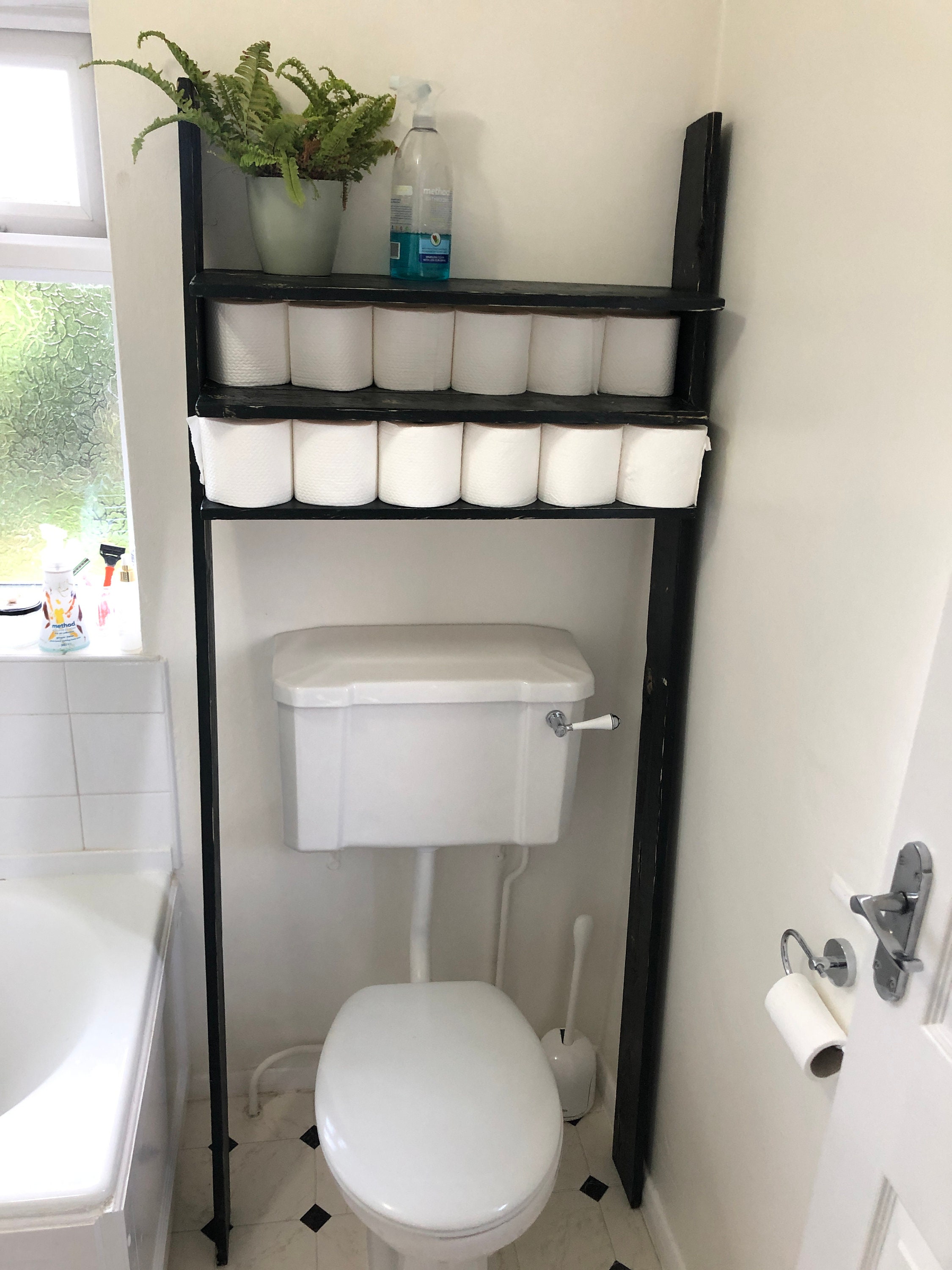 Over The Toilet Shelf Ladder cool toilet net