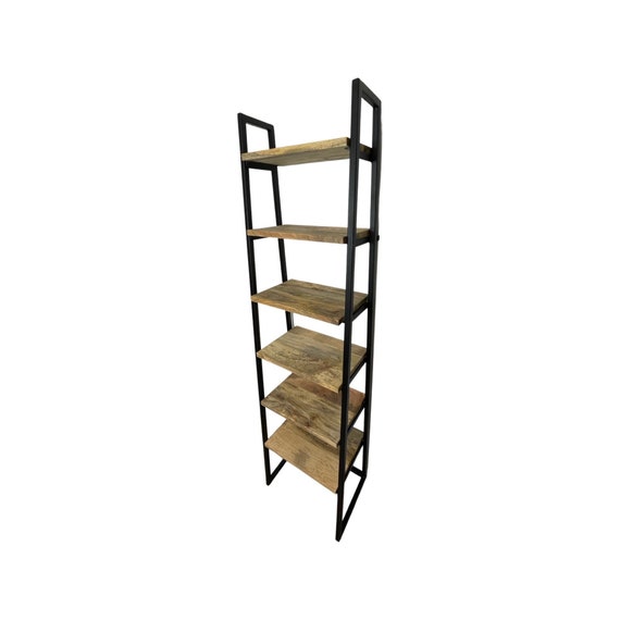 Ladder Shelf Mango Wood Industrial Shelving