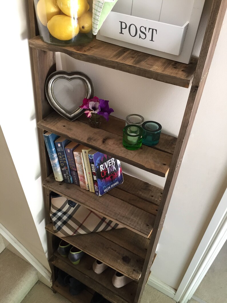 Ladder Shelf Shoe Rack for Storage and Organization Made From Etsy