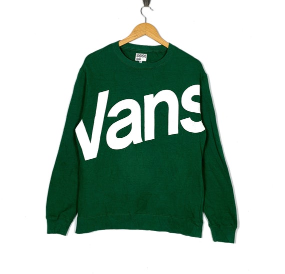 vans green jumper