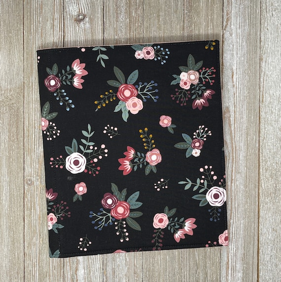 Modern flowers literature organizer with pockets for meeting invitations and contact cards – JW ministry organizer, pioneer gift