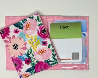 Still Love Pink NEW SIZE tract holder/ tract organizer
