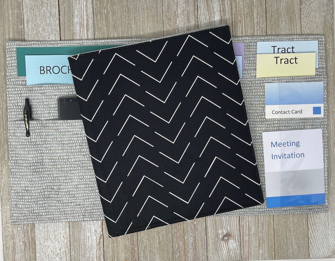 Chevron Literature Organizer JW Ministry Organizer, Pioneer Gift Etsy