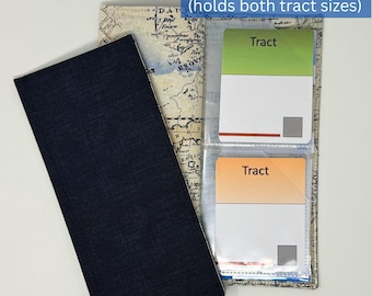 Black Cross hatch maps both BOTH  SIZE tract holder/ tract organizer