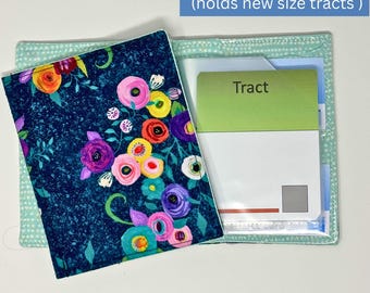 Blooming Poppies- NEW SIZE tract holder/ tract organizer