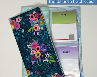 Blooming Poppies- BOTH SIZE tract holder/ tract organizer