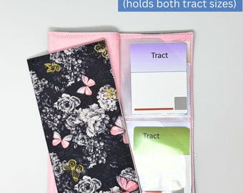 Midnight butterflies BOTH SIZE tract holder/ tract organizer