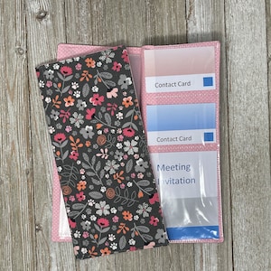 Paws for Flowers traktaathouder/traktaatorganisator met vakken voor uitnodigingen voor vergaderingen en visitekaartjes – JW Ministry organizer