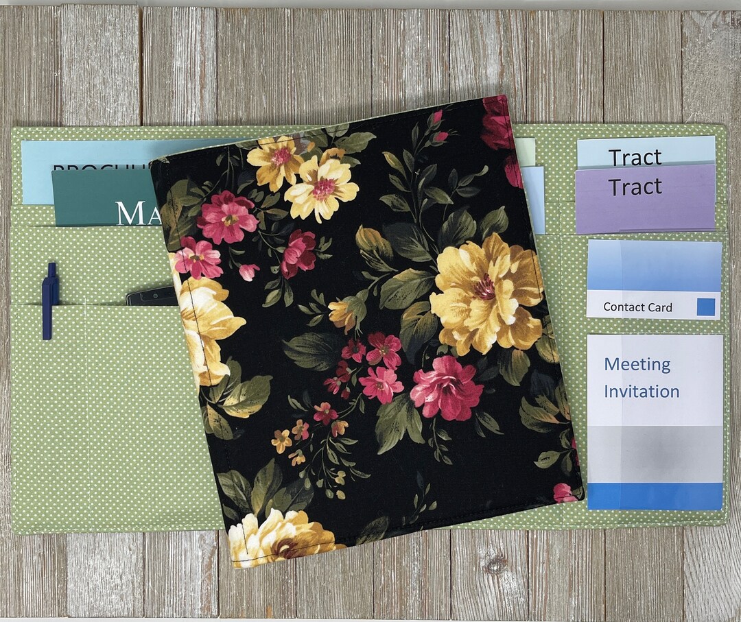 Still Life Literature Organizer JW Ministry Organizer Pioneer Etsy