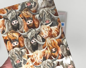 Highland cows BOTH SIZE tract holder/ tract organizer
