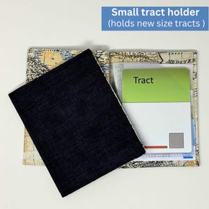 Black Cross hatch maps NEW SIZE tract holder/ tract organizer