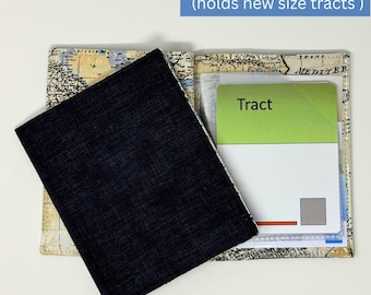 Black Cross hatch maps NEW SIZE tract holder/ tract organizer