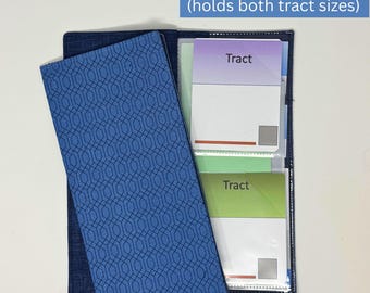 Blue Essence BOTH  SIZE tract holder/ tract organizer