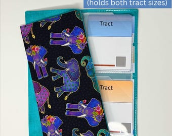 Interessante Elefanten BEIDE GRÖSSEN Traktat-Halter / Trakt-Organisator