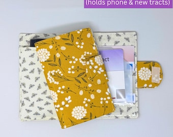 Goldenrod Ministry Partner- tract holder with phone pocket