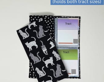 Patchwork Kitties BOTH SIZES tract holder/ tract organizer