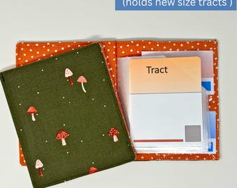 Mushrooms NEW SIZE tract holder/ tract organizer