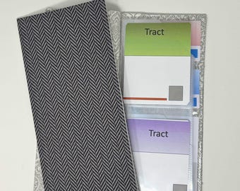 Herringbone BOTH SIZE tract holder/ tract organizer