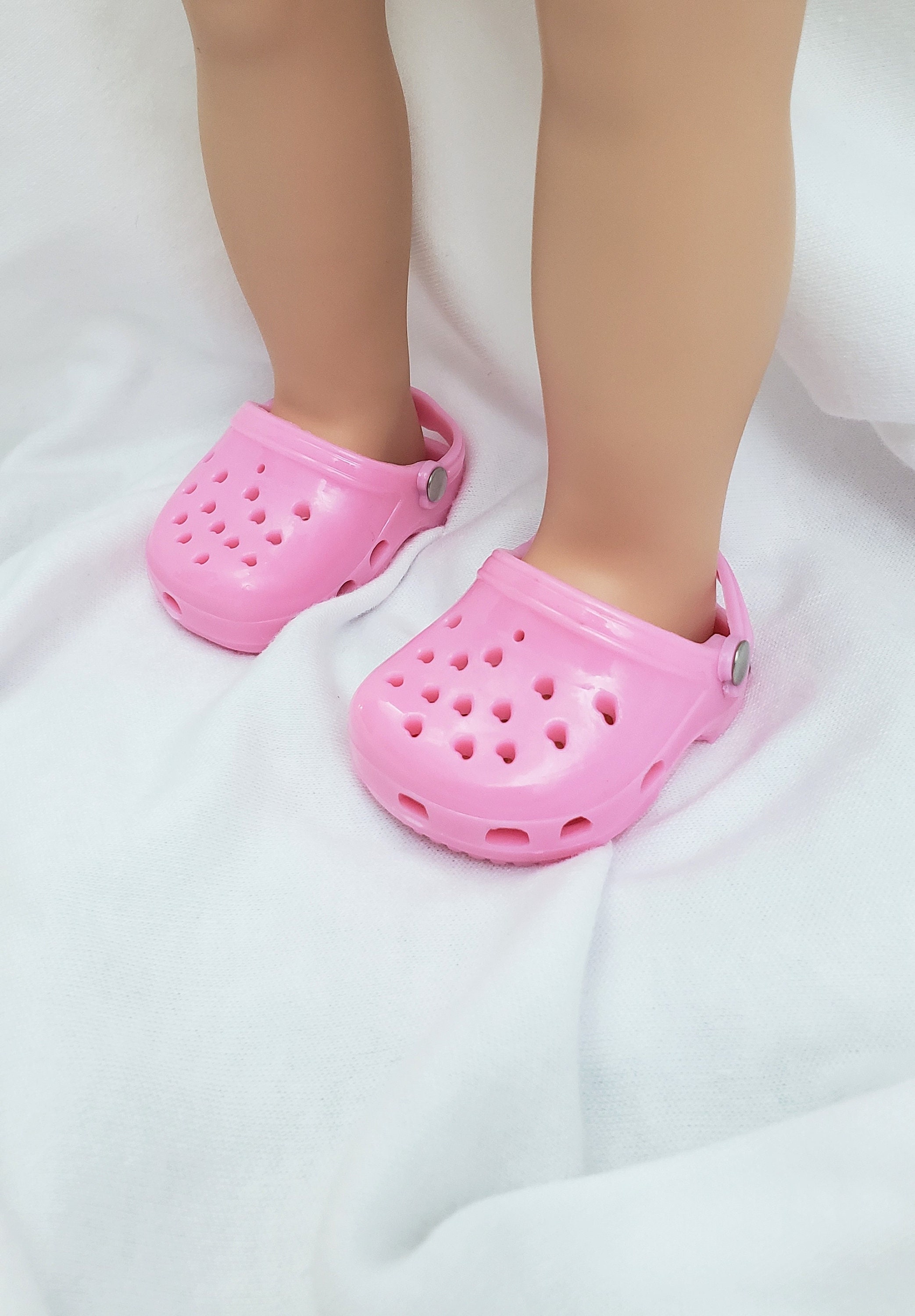 Pink 18 in Doll Crocs Rubber Garden Clogs Summer Beach Shoes Etsy