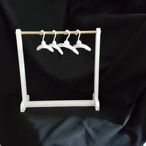 18 Inch Doll American Girl Maplelea Clothes Rack With Hangers Etsy