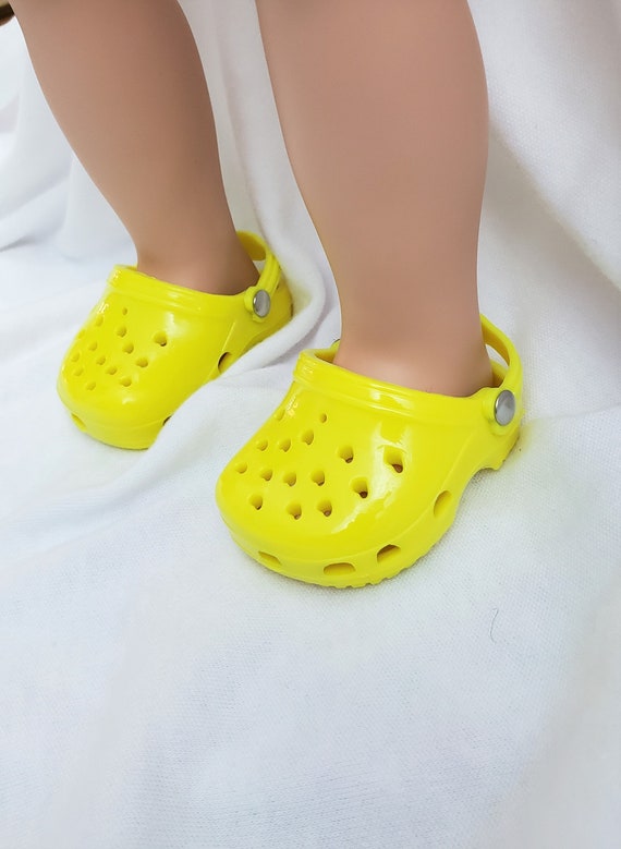 yellow garden clogs
